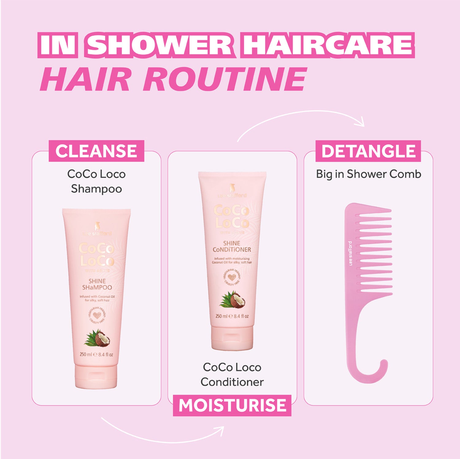 Lee Stafford The Big In-Shower Comb – Lee Stafford US