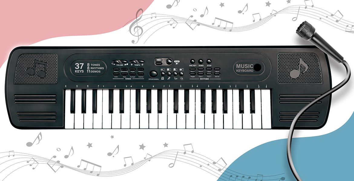 LITHON-37鍵盤 多機能キーボード