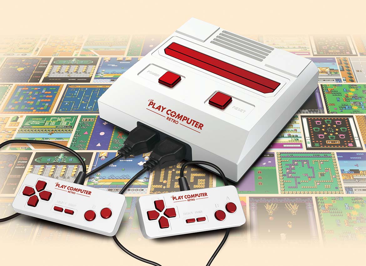 レトロ 40周年、箱付き】ファミリーコンピューター 本体&カセット4種