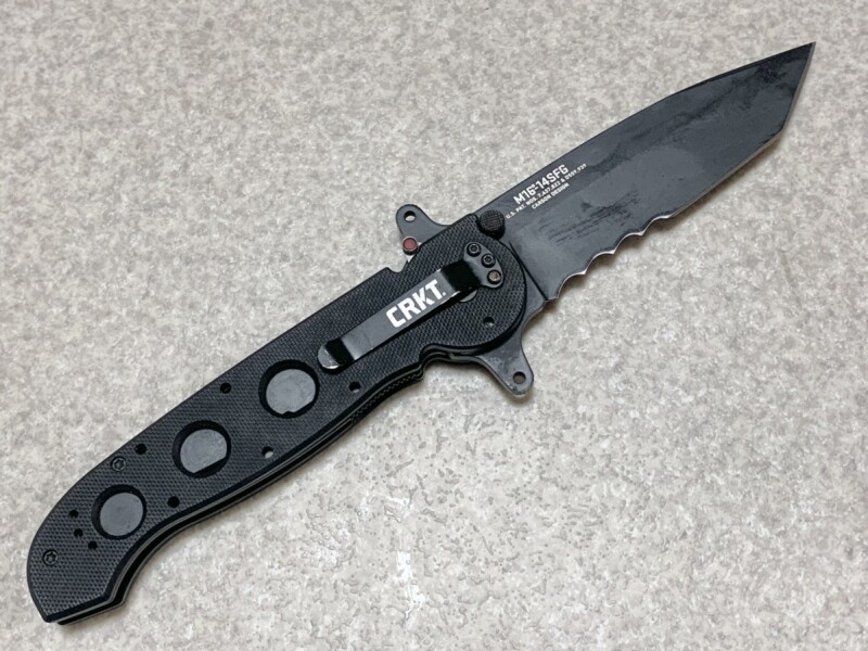 米軍放出品 CRKT M16-14SFG SPECIAL FORCES ブラック タントー ナイフ
