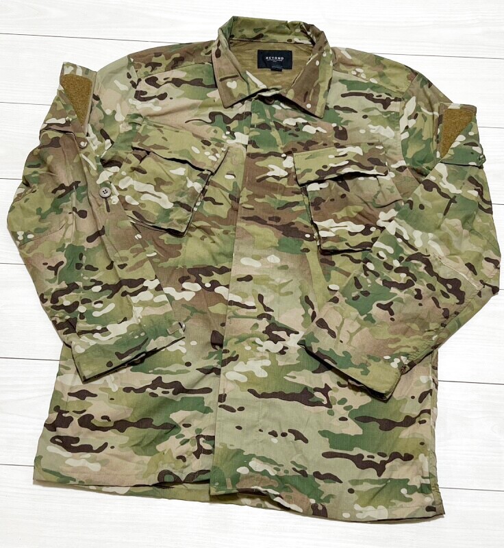 米軍実物 BEYOND CLOTHING SYSTEMS コンバットシャツ LARGE マルチカム