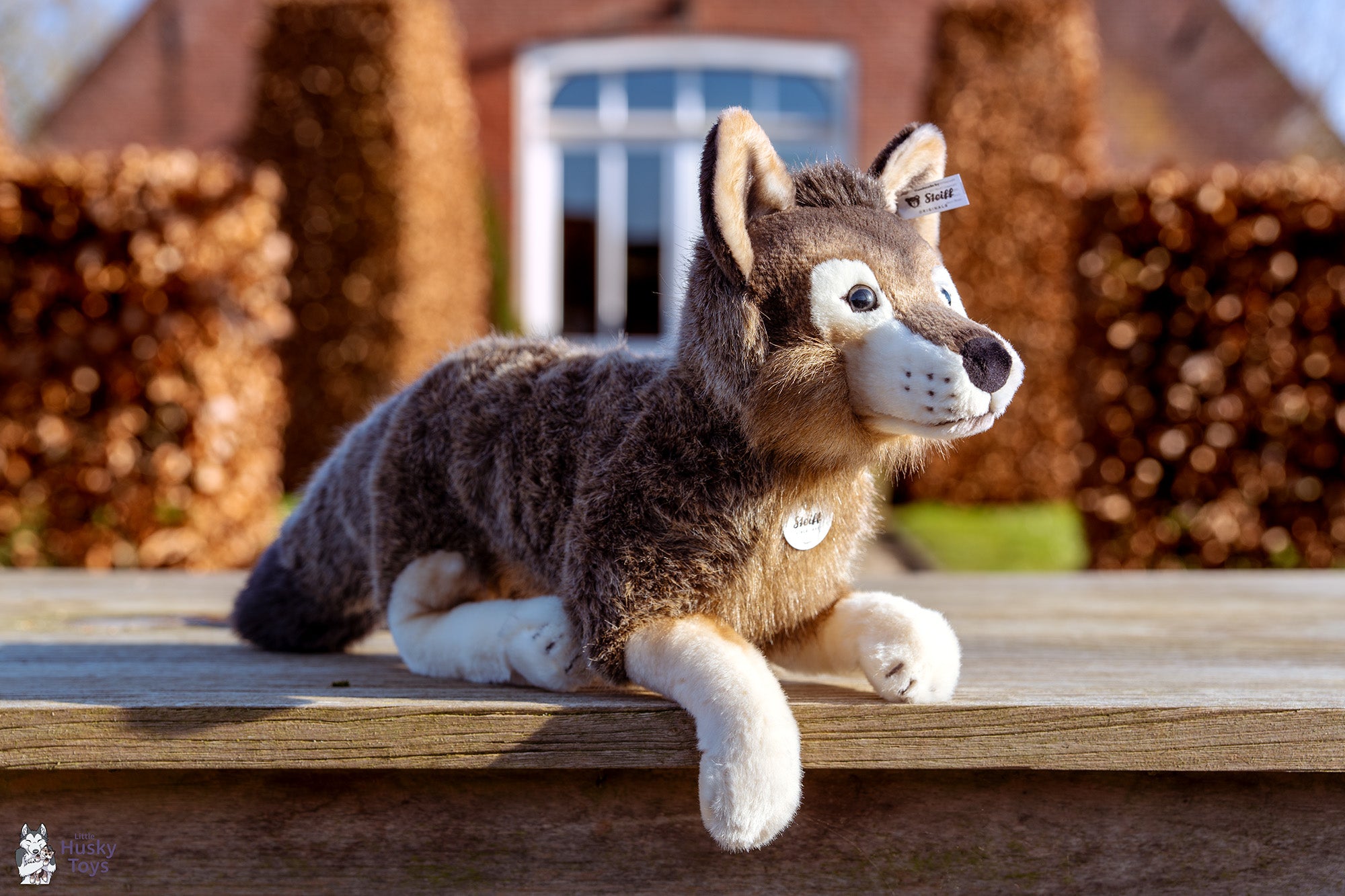 Steiff Snorry Dangling Wolf – Little Husky Toys