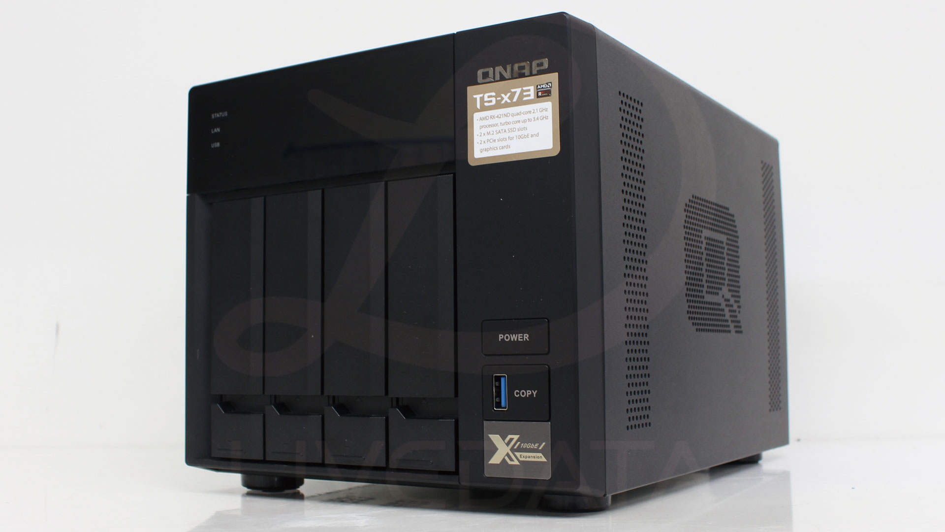 QNAP TS-473 HDD 12TBx4 SSD 2TBx2 Qtier データアクセス不可状態から