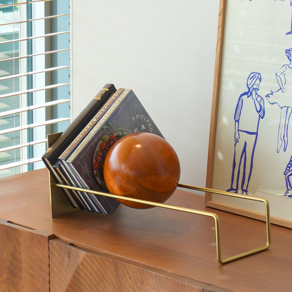 Slope Book End Gold（スロープブックエンド ゴールド） - オブジェ