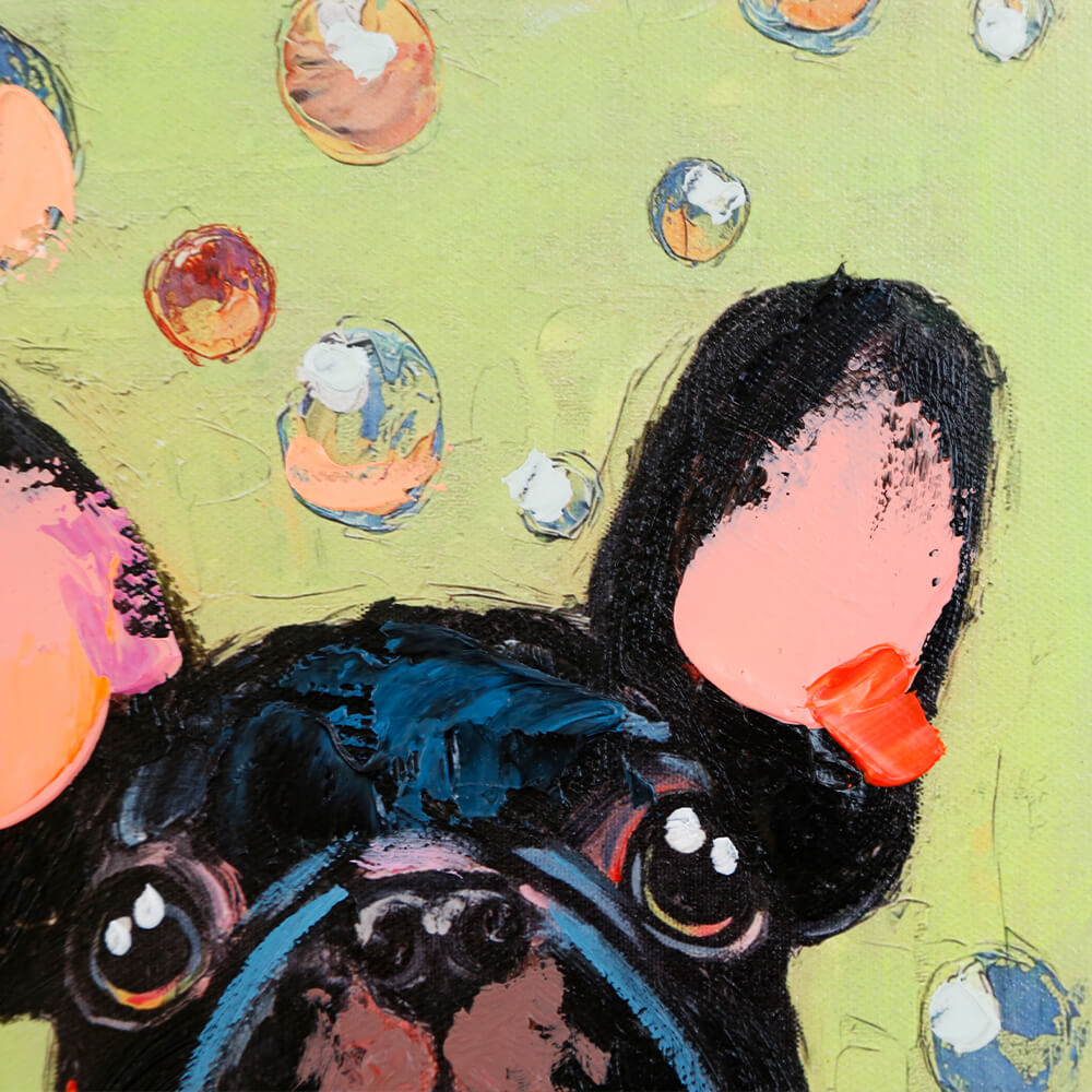 Dog GREEN (ドッググリーン) 25×30cm - アート・インテリア絵画の通販