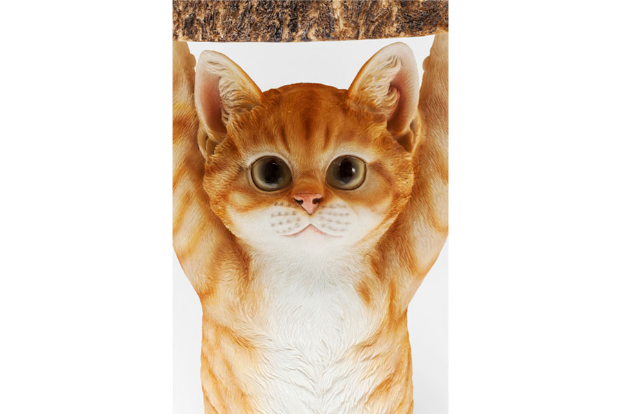 アニマルサイドテーブル キャット - サイドテーブルの通販 ｜リビング