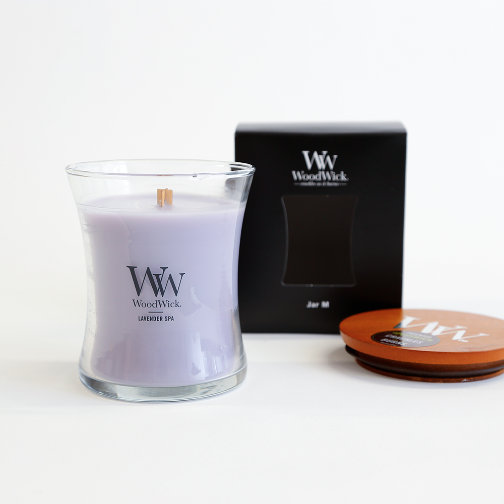 WoodWick（ウッドウィック） ジャーM キャンドル （ラベンダースパ