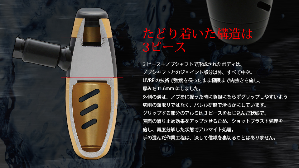 Bullet（バレット）｜ベイトリール｜カスタムリールハンドル / ノブ