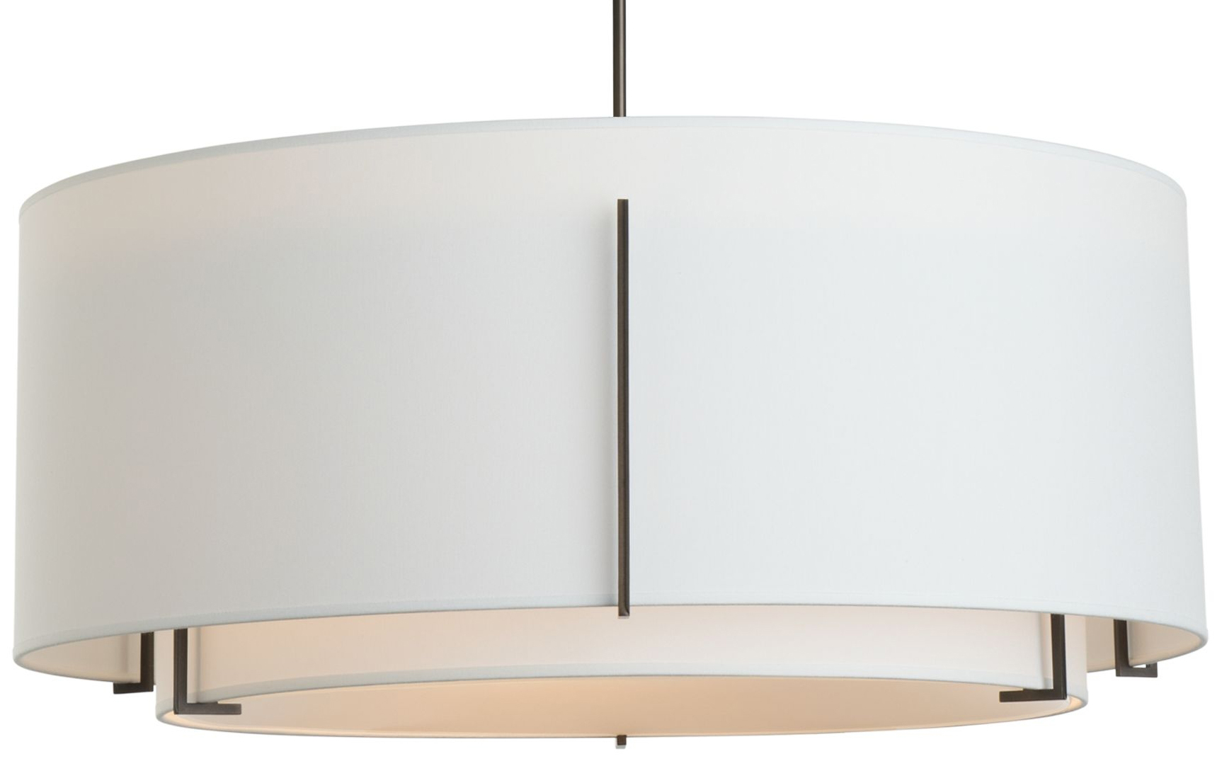Exos Double Shade Large Scale Pendant by Hubbardton Forge | 194630