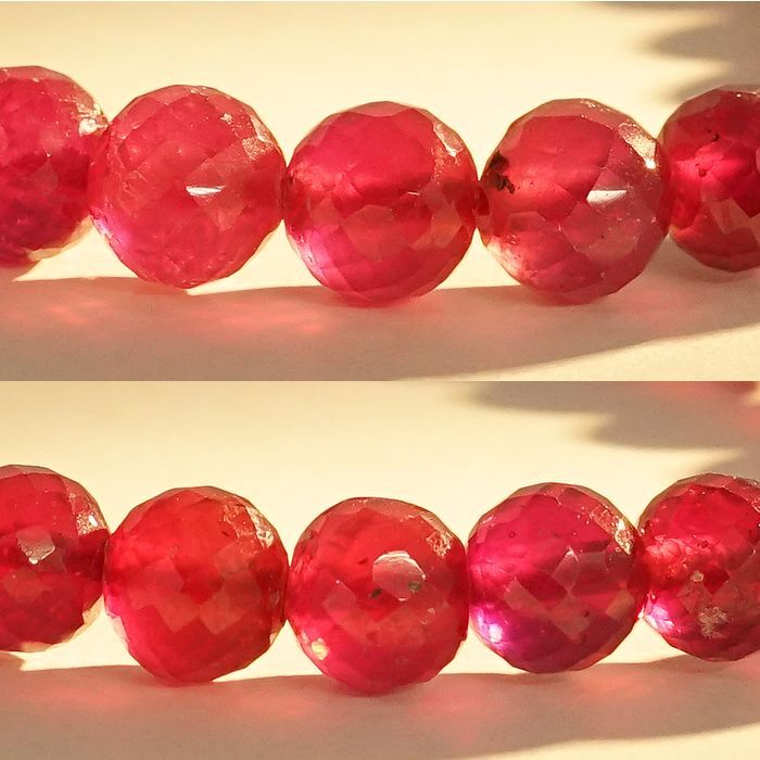 一点もの 】ルビーブレスレット 勝利を呼ぶ石 情熱 カリスマ