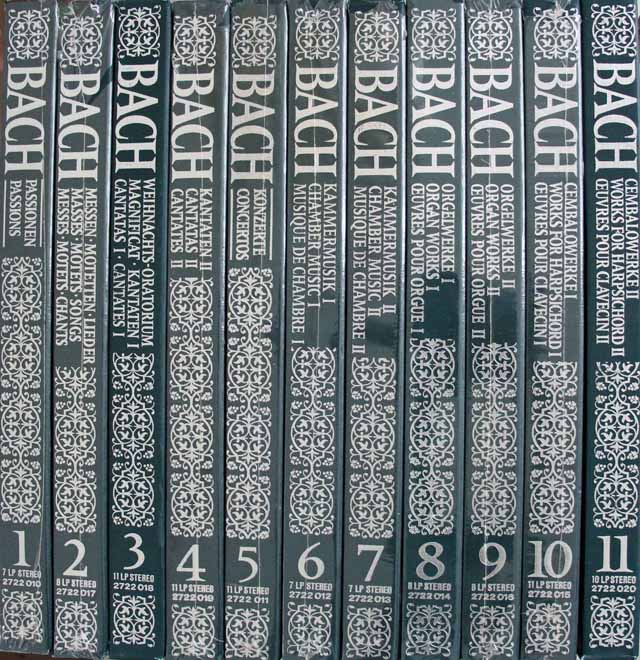 LP レコード 【一部未開封】 アルヒーフ バッハ音楽大全集（全11巻