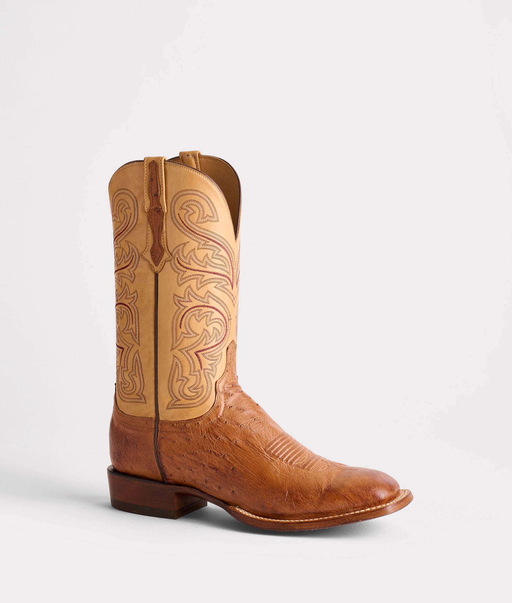 Lance Boot - Barnwood + Antique Saddle - Lucchese