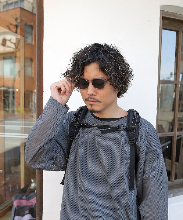 アウルミルズ/OWL MILS Sif - CLEAR GRAY/PURPLE GRAY（巾着ケース付き