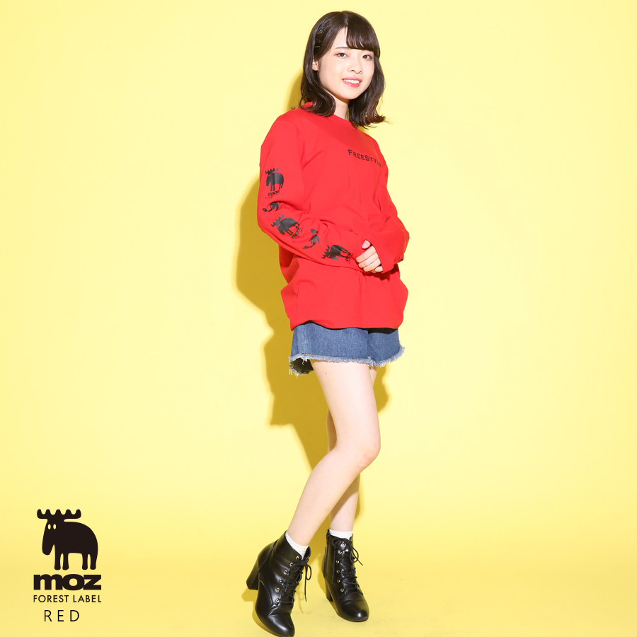 ももち×moz FOREST LABEL コラボ長袖Tシャツ