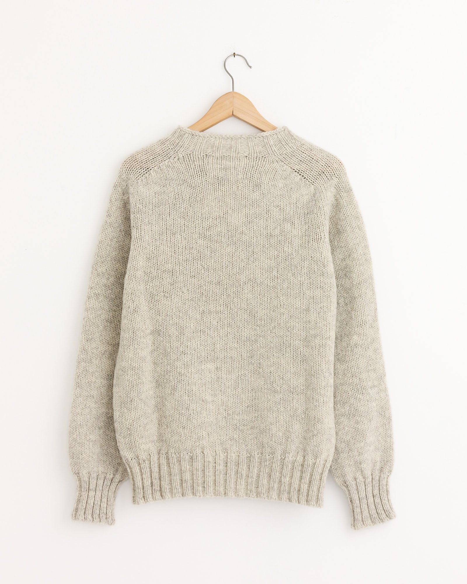 Chunky Seamless Crewneck in Natural