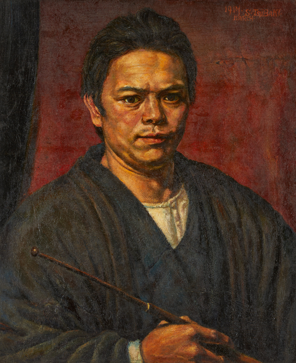 腕鎮を持てる自画像 - 東京国立近代美術館