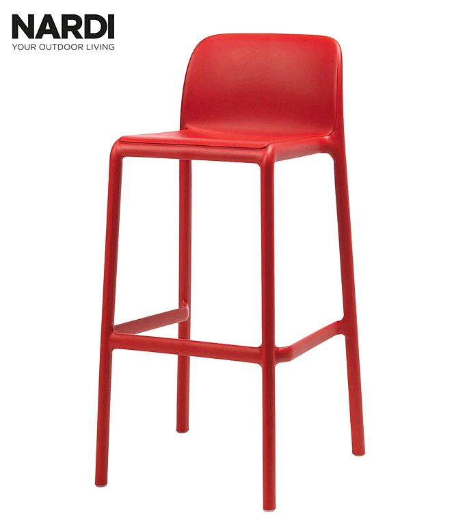 イタリア ナルディ社 プラスチック ハイチェア ファーロ ロッソ NAR