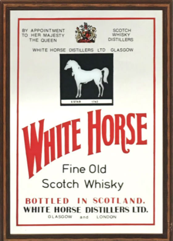 パブミラー(L) 【White Horse(ホワイトホース)】