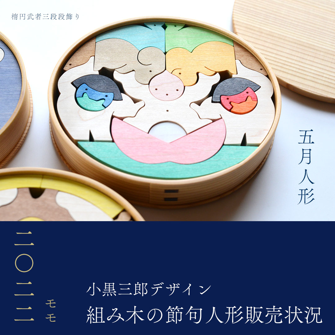 2022年/五月人形】小黒三郎組み木の節句人形販売状況 – TOYS&GIFTS MOMO