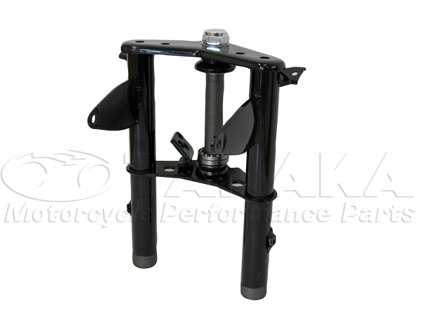 929wモンキー 純正タイプステム 黒（4Lインナーフォーク用