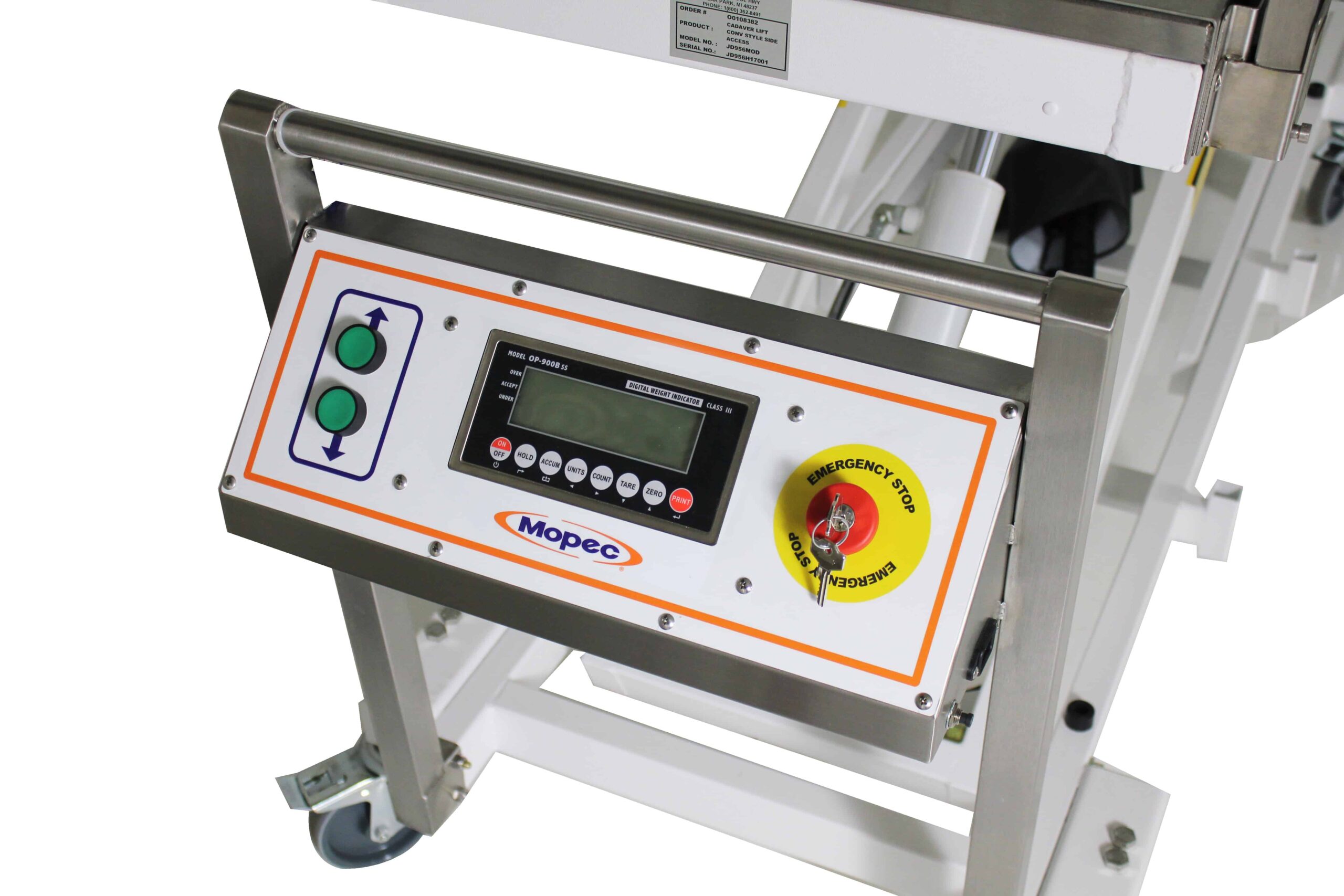 Cadaver Lift, End/Side Loading - Red Wing Cadaver Lift Series