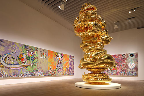 村上隆の五百羅漢図展」作品紹介#5～《宇宙の産声》 - 森美術館