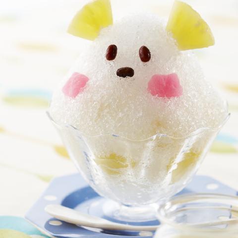 白くま風かき氷 | レシピ | 森永乳業の乳でひろがる！アイデアレシピ