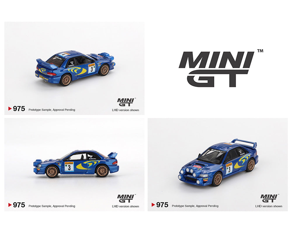 MINI GT 1:64 Subaru Impreza WRC98 1998 Rally Monte-Carlo 3rd Place