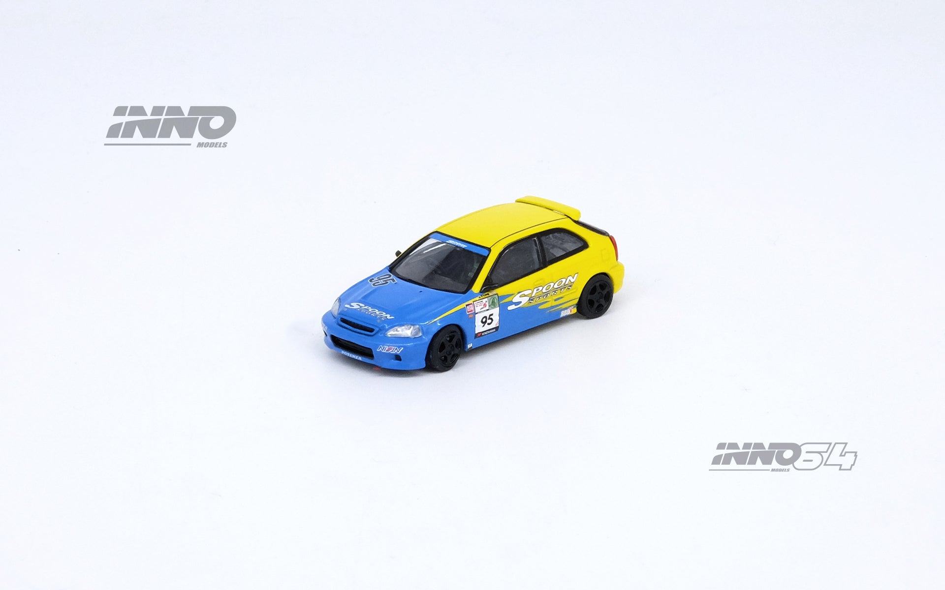 INNO64 1:64 Honda Civic Type-R (EK9) in Red with Livery