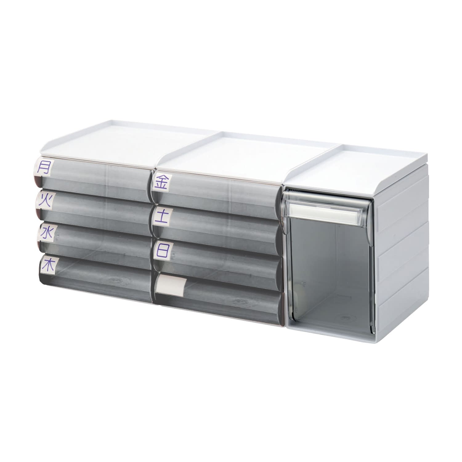 自主管理薬箱(ウィークリーメディ) おくすりケース 08-2446-0004