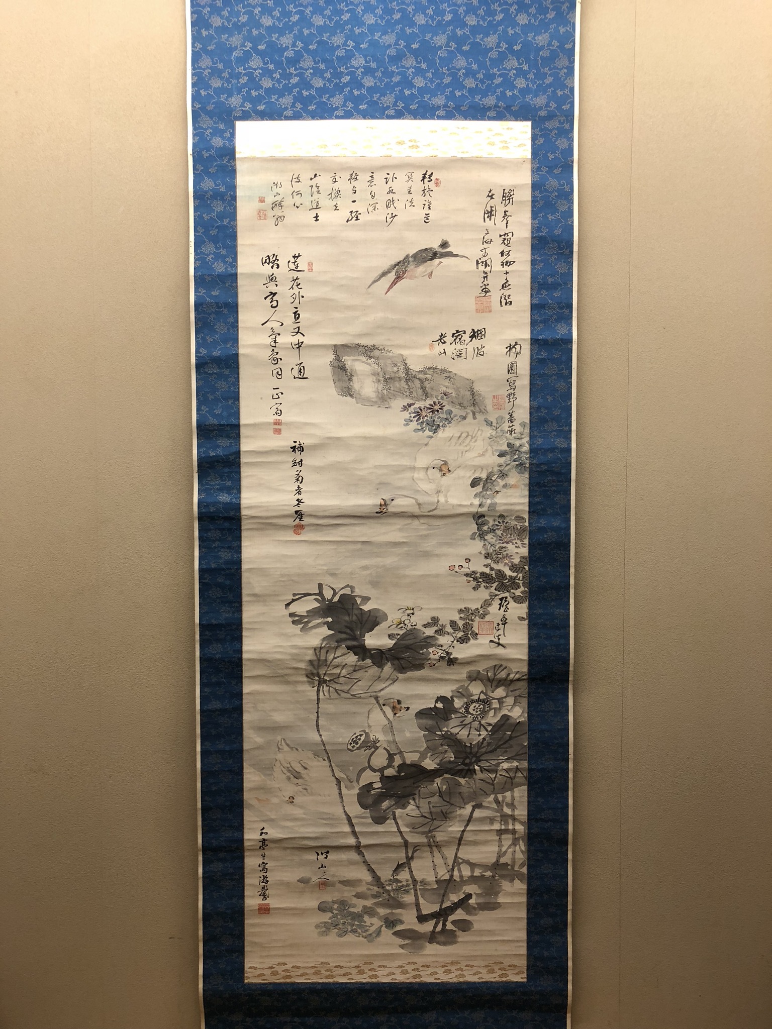 奥原晴湖 諸大家寄合描き｜古美術・掛け軸の販売・買取・鑑定-松本松栄堂