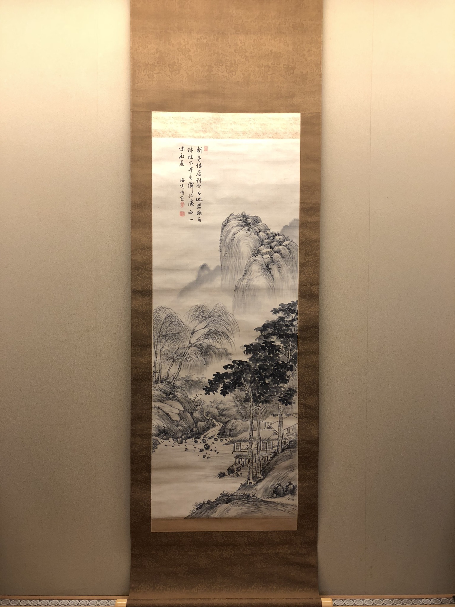 貫名海屋 梧竹幽居図｜古美術・掛け軸の販売・買取・鑑定-松本松栄堂