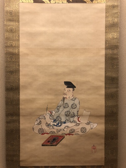 土佐光起 柿本人麿｜古美術・掛け軸の販売・買取・鑑定-松本松栄堂