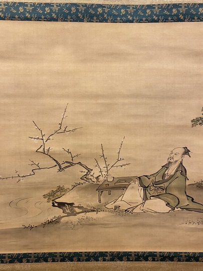 狩野常信 林和靖図｜古美術・掛け軸の販売・買取・鑑定-松本松栄堂