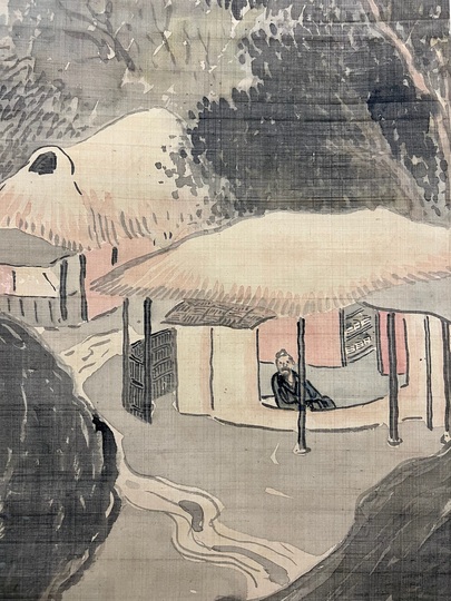 与謝蕪村 夏景山水図｜古美術・掛け軸の販売・買取・鑑定-松本松栄堂