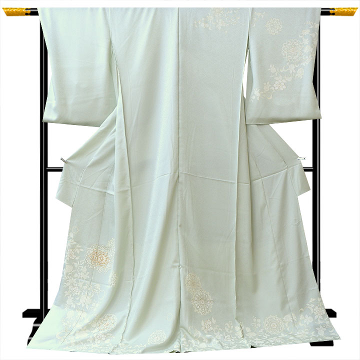 正絹 金駒刺繍 訪問着【唐草に華文】 [250509-ho-1] - ￥198,000