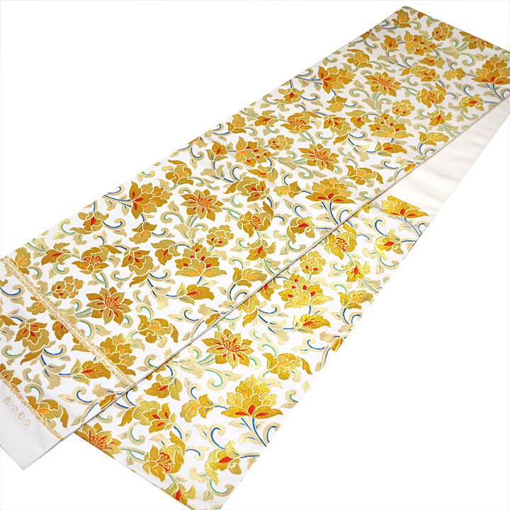 龍村美術織物 謹製 西陣織 本袋帯【唐草祥栄錦】 [241021-ho-44