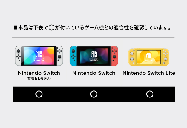 Nintendo Switchファミリー対応コンビネーションポーチブラック