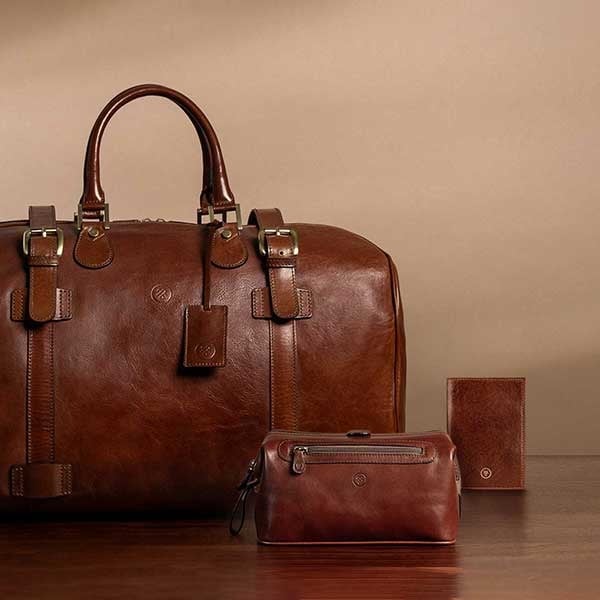 メンズ用高級イタリアンレザーアタッシェブリーフケース – Buroni