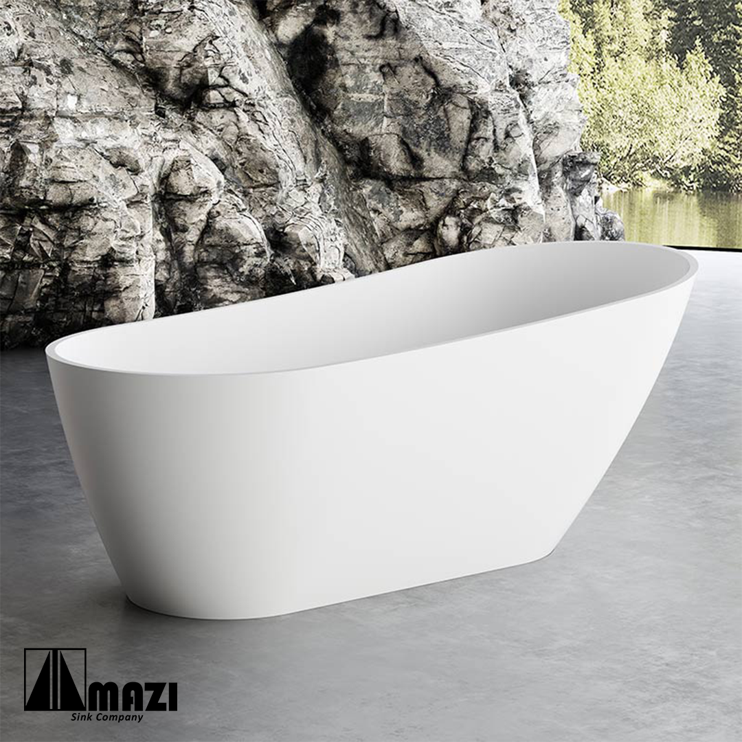 Freestanding Acrylic Soaking Tub XA-217 – MAZI, Inc.
