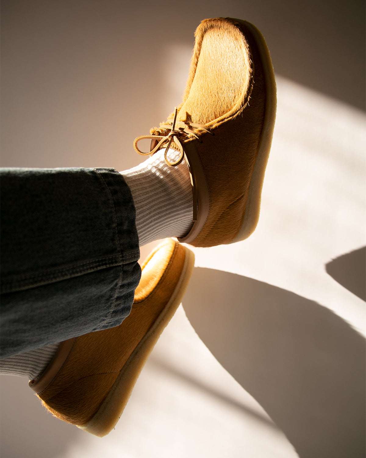 PADMORE AND BARNS P404 - NATURAL HAIRY SUEDE(3261) – Maiden Noir Japan