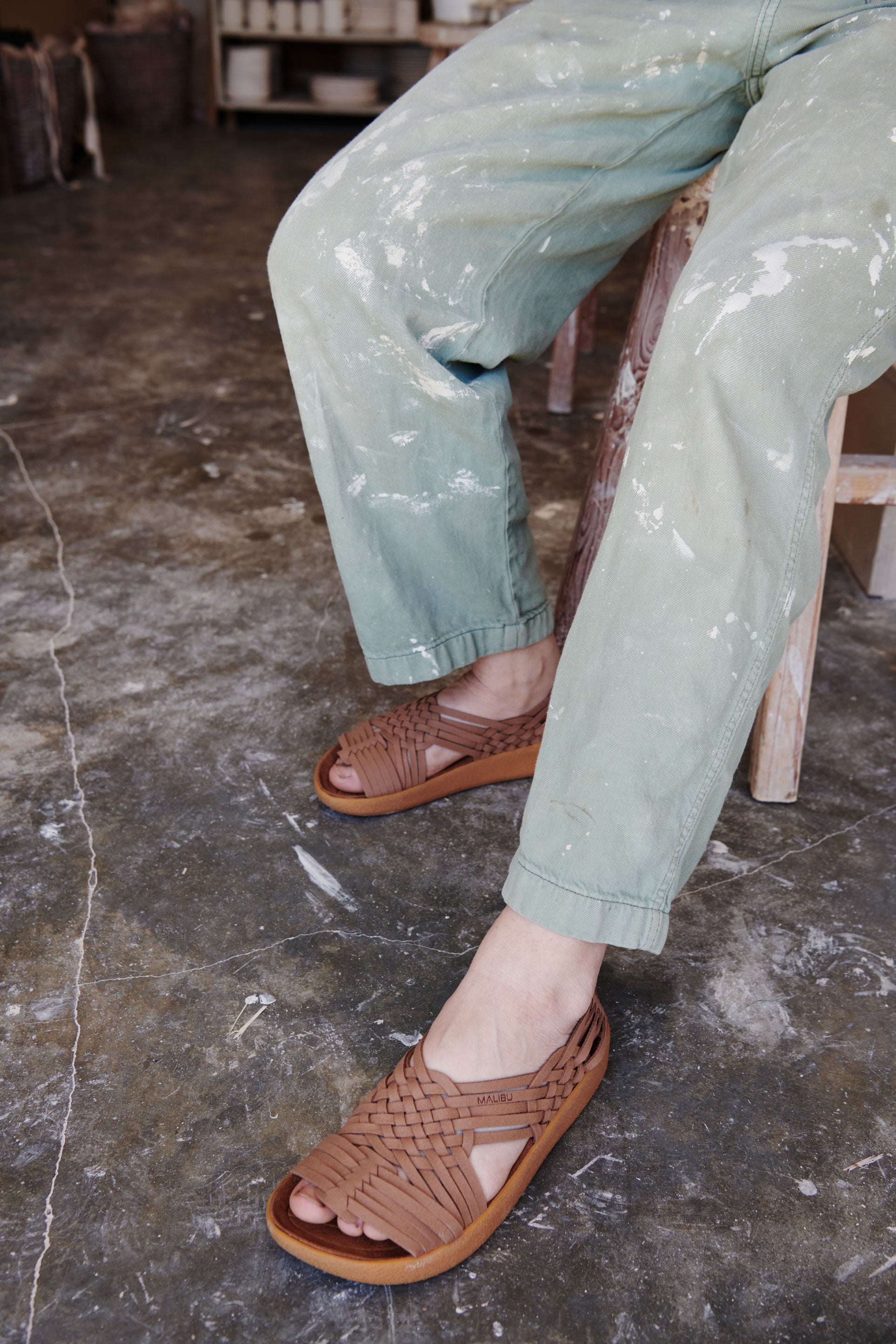 Women's Canyon | Suede Vegan Leather | Walnut/Tan – Malibu Sandals