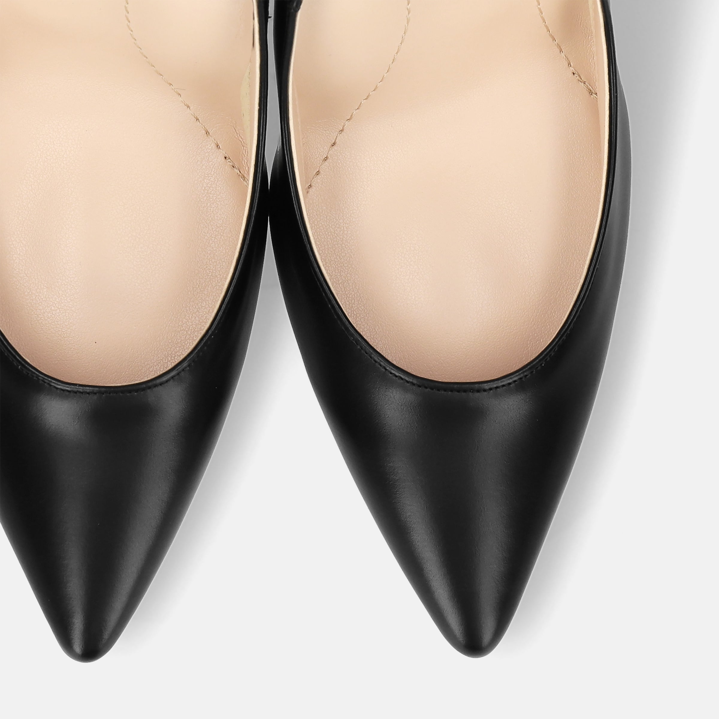 2026SS：iCoN COLORS：ポインテッドトゥ パンプス（C9043）ブラック