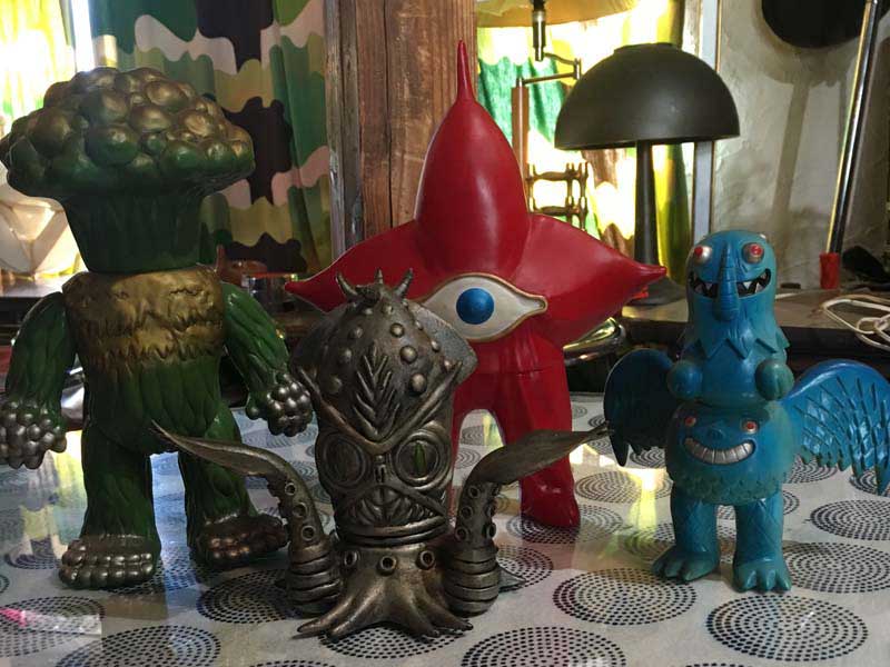 モダントーイ パイラ人 ソフビ 大映 宇宙人東京に現わる 岡本太郎 岡本太郎