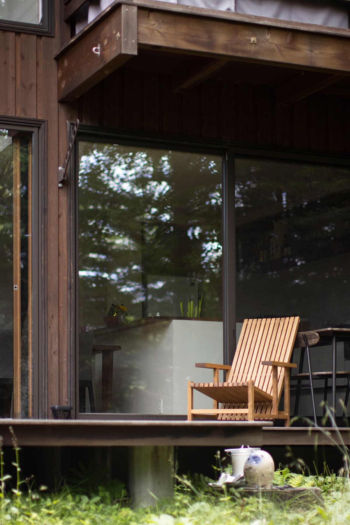 ガーデンチェア 木製スラットデザイン 2 点セート 楽天市場