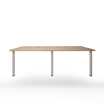 カウンター付き・開口部のある本棚 奥行350mm 縦7コマ×横5コマ 1-223