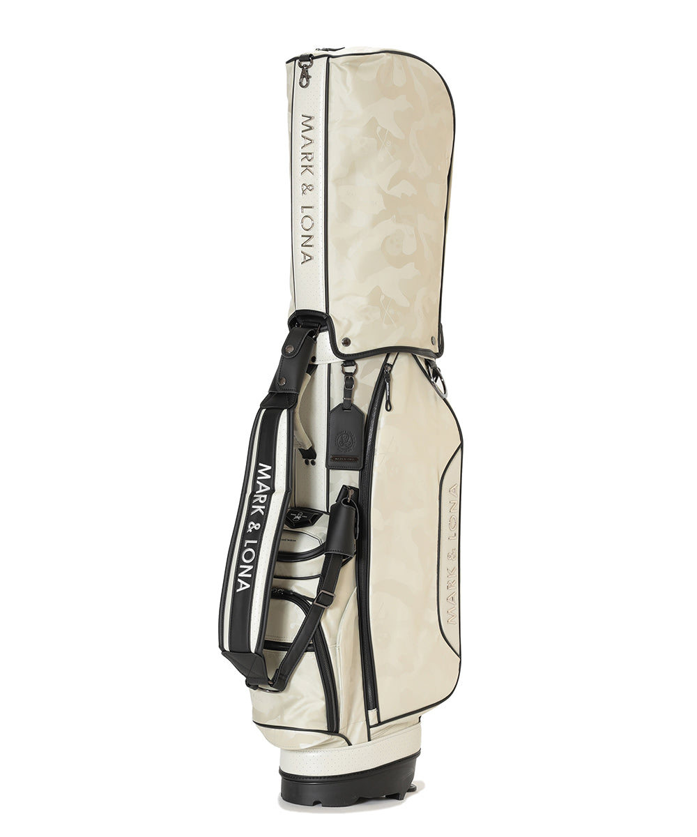 マークアンドロナ キャディバッグ スカルキーホルダー付き マーク