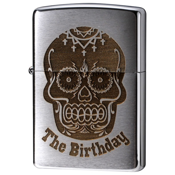 Zippo Japan | The Birthday スカルロゴ クローム シリアルナンバー