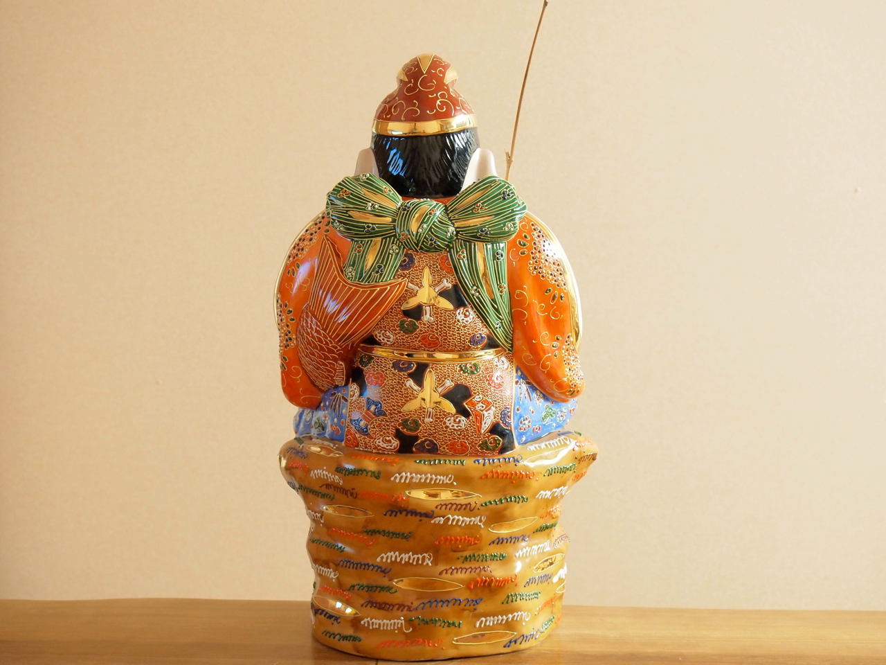 豪華 壷 九谷焼 七福人 61cm 豪華 壷 九谷焼 七福人 61cm