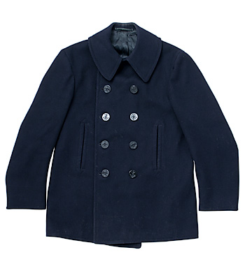 US NAVY(米海軍) 40's Pコート/10ボタン/サイズ：44/実物・極上